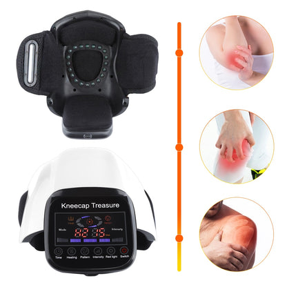 Electric Infrared Heating Knee Massage Air Pressure & Vibration Physiotherapy Instrument | Knee Massage Rehabilitation Pain Relief