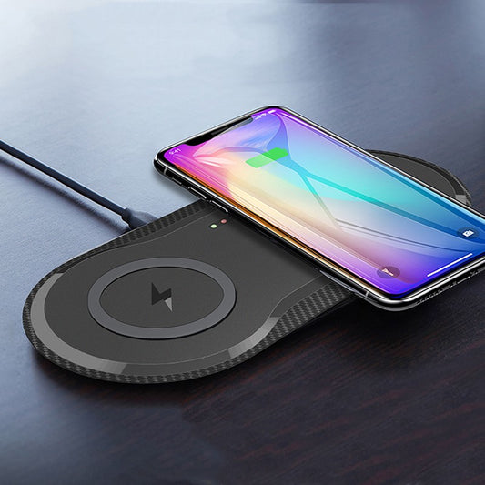 Wireless Dual Mobile Phone Charger