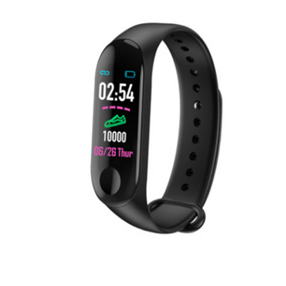 Compatible with Apple , Smart Bracelet Heart Rate and Blood Pressure Exercise Meter Step Information Push Smart Reminder Color Bracelet