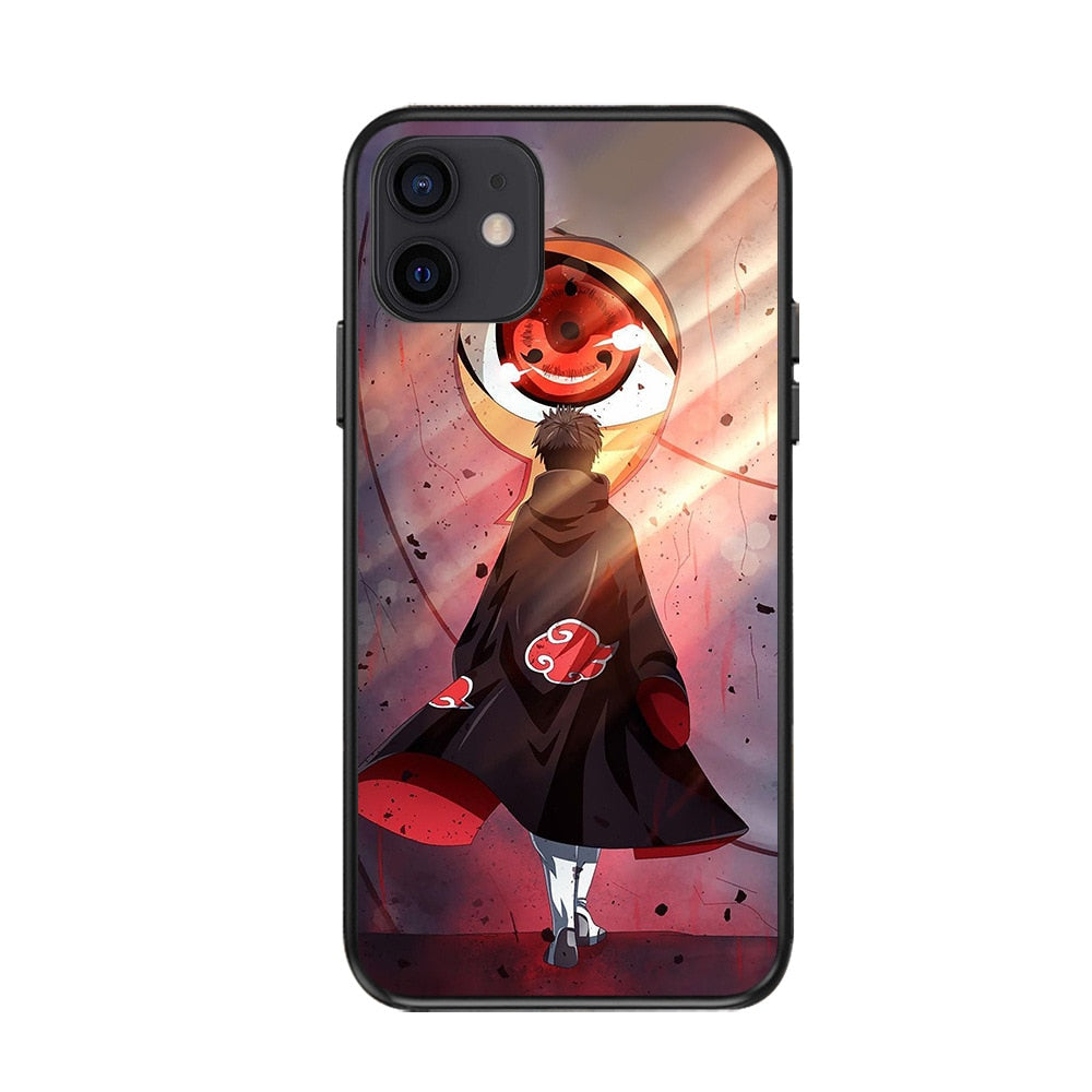 Anime Naruto Itachi Phone Case for IPhone 6 7 8 Plus 11 12 13 Pro Max SE2020 X XR XS Phone Cover Back Shell Toys for Kids Gift