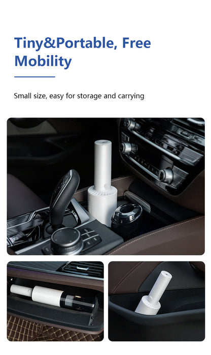 wireless car vacuum cleaner mini handheld for car home dual-use high-power strong Cyclone  suction and easy to carry Portable